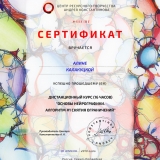 Сертификат  1